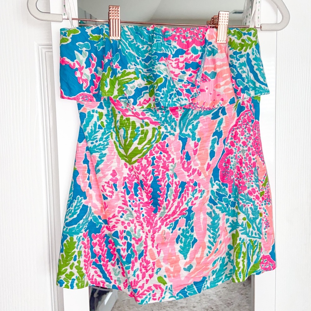 Lilly Pulitzer | S | Wiley Tube Top in Let’s Cha Cha